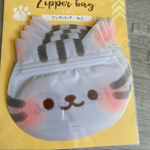 Cat Resealable Zip Pouches - Picture 7 of 7
